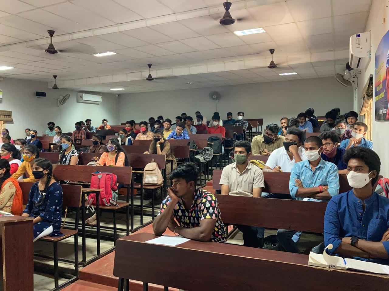 Classroom training session by SuccessSpaceEdu in a college campus